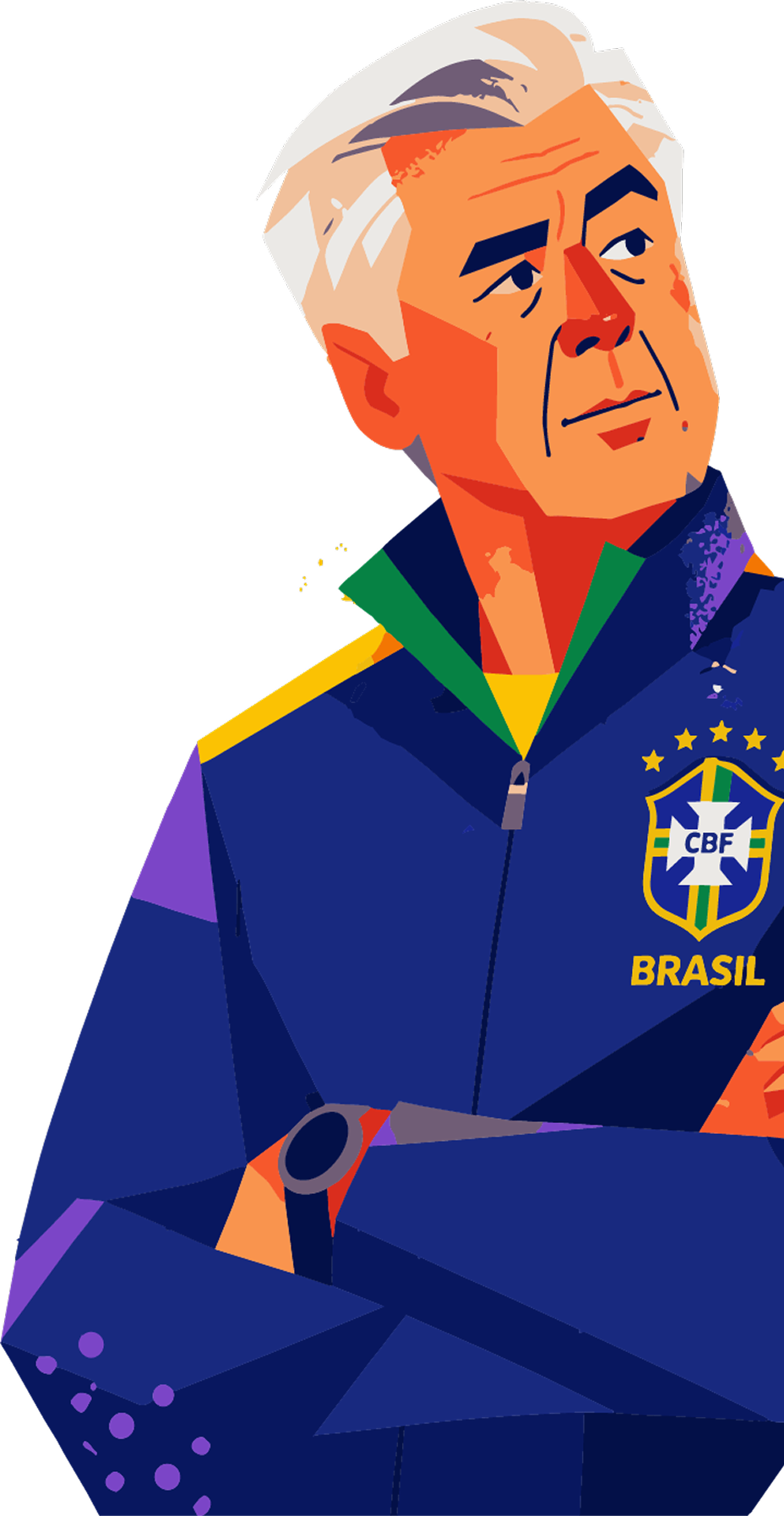 Carlo Ancelotti, atual técnico da Seleção Brasileira